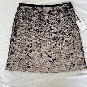 Sequins dark purple skirt